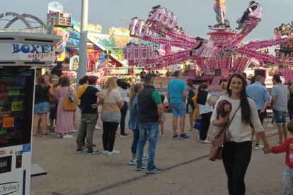 Imagen de la feria de atracciones de Aranda