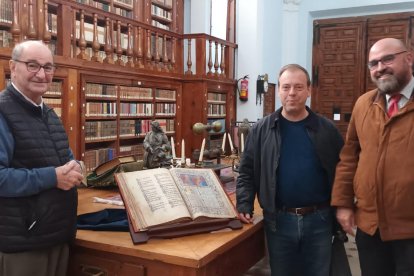 Imagen a la visita a la Biblioteca del Monasterio de La Vid