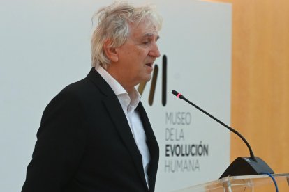 Juan Luis Arsuaga, en la presentación de la nueva programación del Museo de la Evolución Humana