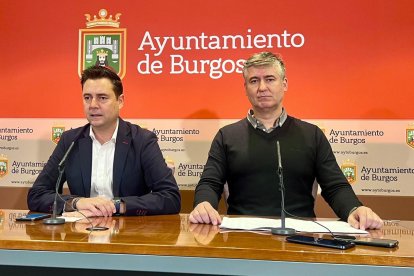 Daniel de la Rosa y Julián Vesga, en rueda de prensa.