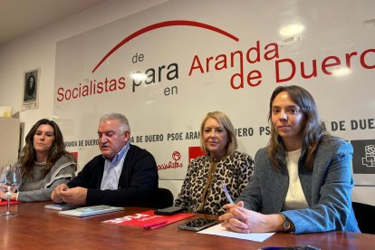 Laura Jorge, Ildefonso Sanz, Amparo Simón y Ana Lozano