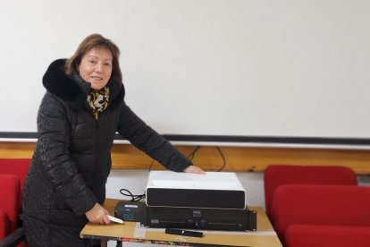 Raquel Casado es la promotora de este cine popular que acaba de cumplir un año