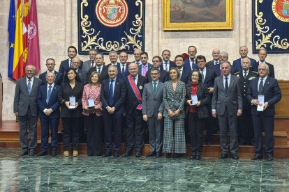 Entrega de condecoraciones de la Orden de San Raimundo de Peñafort en Valladolid.