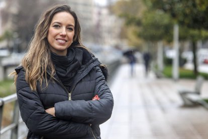 Lucía Echevarrieta, presidenta de la Asociación de Jóvenes Empresarios (AJE) de Burgos.