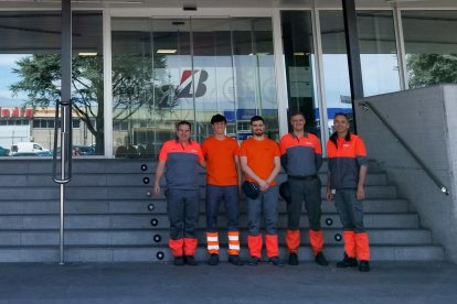 Alumnos de la Escuela Politécnica Superior realizan prácticas en Bridgestone.