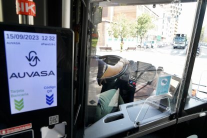 Autobús urbano en Valladolid.