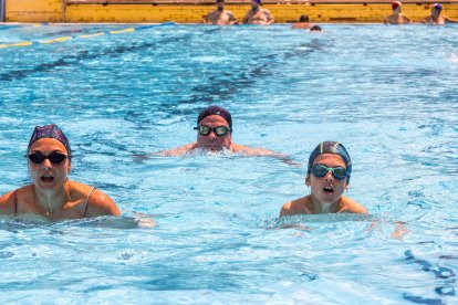 Instante de la jornada 'Mójate por la Esclerosis Múltiple' en El Plantío.