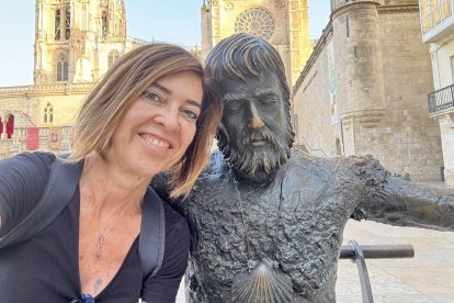 De Atapuerca a Burgos, una etapa más en el reto personal de Amaya Áriz