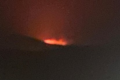 Incendio forestal en Palacios de la Sierra.