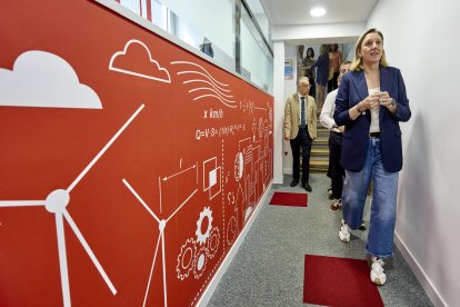 Isabel Blanco, en el centro de Mediacyl en Burgos.