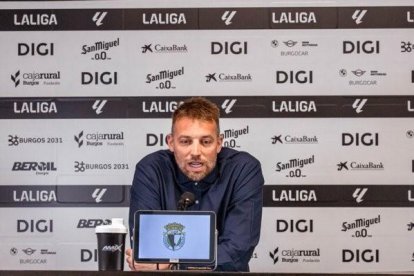 Michu valoró cómo ha quedado configurado el Burgos CF tras el mercado veraniego.