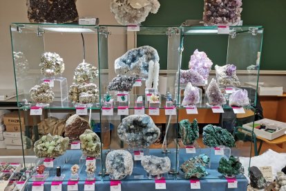 Imagen de un espacio de minerología como el que se va a instalar en el claustro del Monasterio de San Juan.