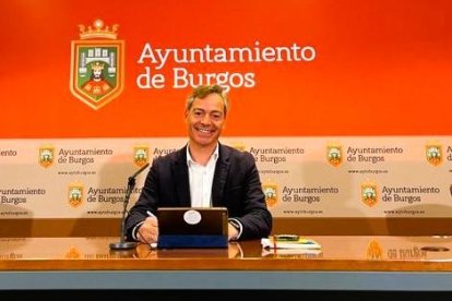 El concejal de Movilidad del Ayuntamiento de Burgos, César Barriada.