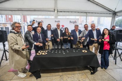 Inauguración institucional del Festival de la Morcilla de Burgos.