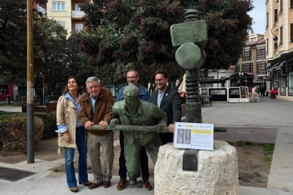 Inauguración de las esculturas de Rubén Arrabal