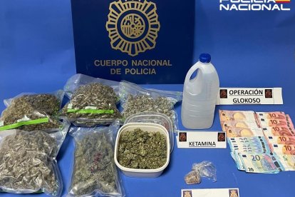 Droga incautada en la operación 'Glokoso'.