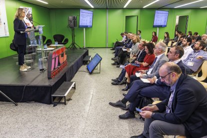 La experta en la materia Elena Yndurain en su intervención.