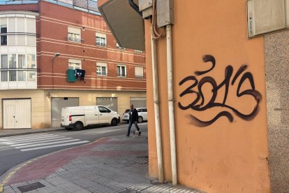 Imagen de uno de los muchos grafitis que hay en Aranda