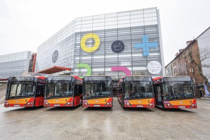 Nuevos autobuses urbanos.