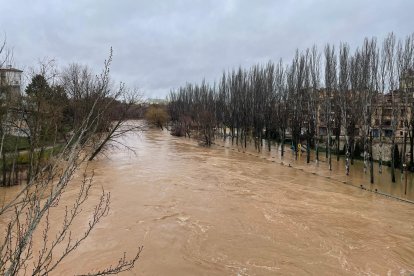 Imagen actual del Duero a su paso por Aranda