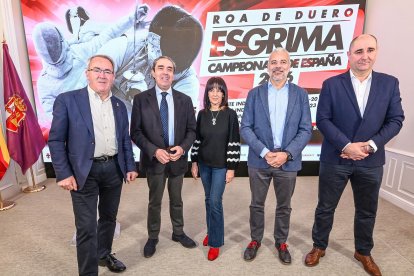 Presentación del campeonato de España de esgrima sub 20 y sub 23.