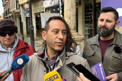 El concejal de Podemos en el Ayuntamiento de Aranda, Andrés Gonzalo.