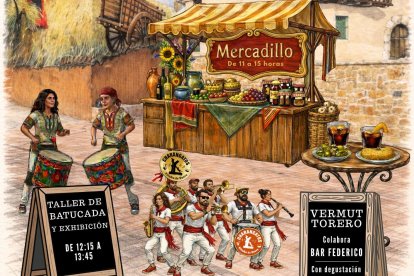 Cartel del Mercado de Artesanía de Villaba de Duero