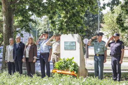 Imagen del homenaje a Miguel Ángel Blanco.