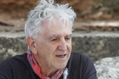 Juan Luis Arsuaga durante su rueda de prensa de despedida del rol de codirector de Atapuerca.