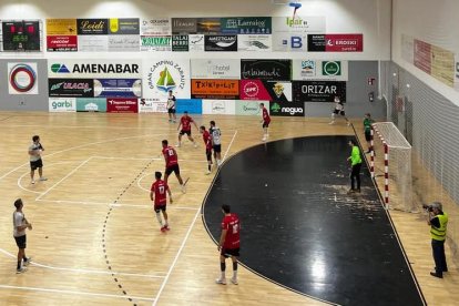 Imagen del partido disputado en Zarautz.