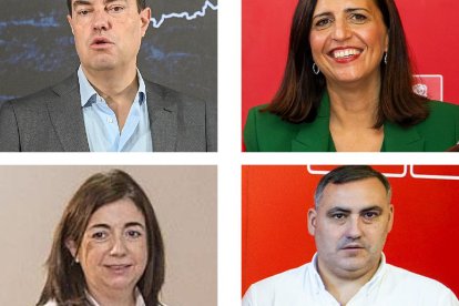 De arriba a abajo y de izquierda a derecha: Ángel Ibáñez, Esther Peña, Sandra Moneo y Álvaro Montes.