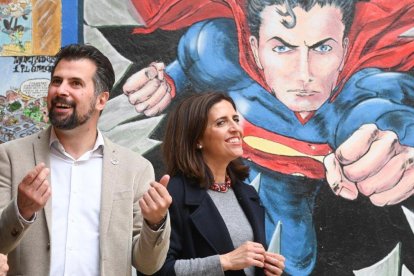 Luis Tudanca y Esther Peña en una imagen de archivo.