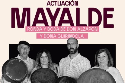 Cartel actuación Mayalde