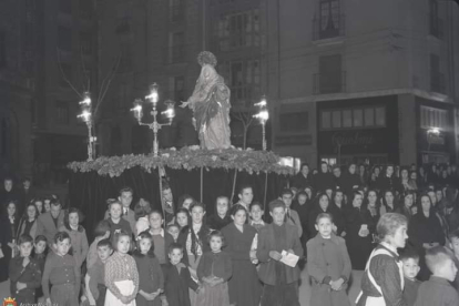 Imagen de Nuestra Señora de la Soledad a mediados del siglo pasado. ECB