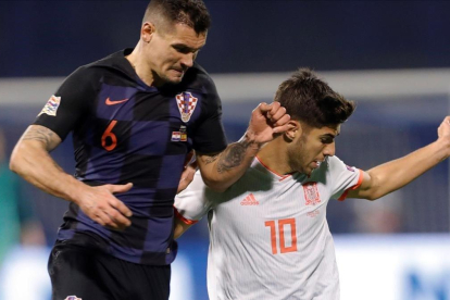 Dejan Lovren se burló de Sergio Ramos luego del encuentro entre Croacia y España.-