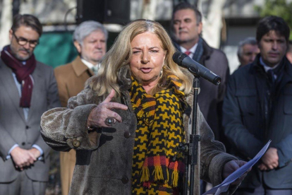 Consuelo Ordóñez, en un acto en Valencia.-MIGUEL LORENZO