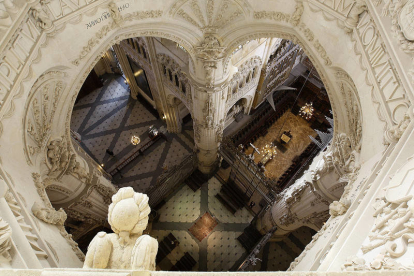Interior de la Catedral de Burgos.