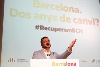 El líder de ERC en el Ayuntamiento de Barcelona, Alfred Bosch.-ACN / PATRICIA MATEOS