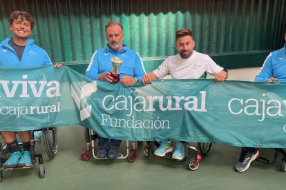El Campeonato de España de Tenis en Silla de Ruedas tuvo lugar en el Polideportivo Municipal de Anduva en Miranda de Ebro. ECB