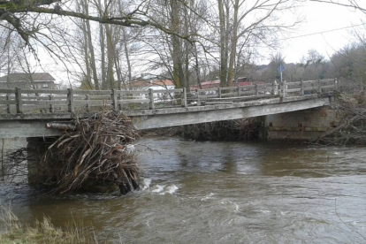 Santurde será una de las localidades en las que el Magrama comenzará en breve los arreglos de los daños causados por las crecidas del río Trueba.-ECB