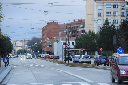 Vista parcial del bulevar en su cruce con la calle Madrid. ECB