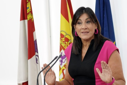 La secretaria de Organización del PSOE, Ana Sánchez. ICAL