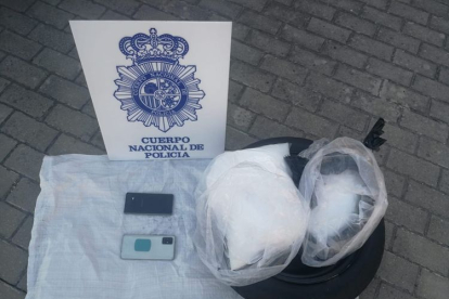 La Policía se ha incautado de 10 kilos de ketamina. ECB
