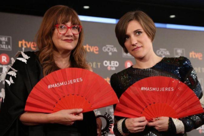Premios Goya 2018. Isabel Coixet y Carla Simón.-JUAN MANUEL PRATS