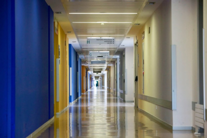 <p> Un pasillo del Hospital Universitario de Burgos (HUBU). RAÚL G. OCHOA </p>