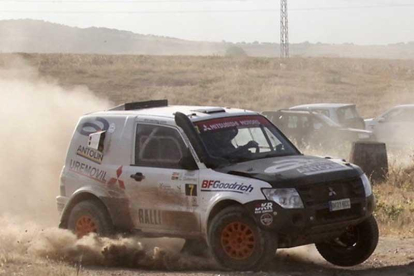 Cristina Gutiérrez en plena acción en la Baja Extremadura 2017.-ECB