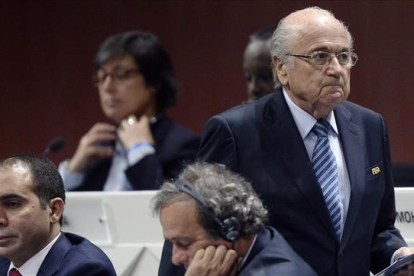 Blatter, en un acto de la FIFA.-AP / WALTER BIERI