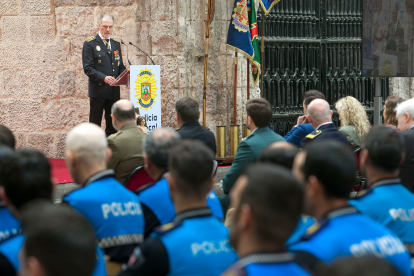 Fiesta de la Policía Local de Burgos en el monasterio de San Juan. TOMÁS ALONSO