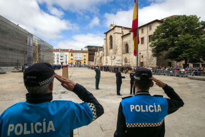 Fiesta de la Policía Local de Burgos en el monasterio de San Juan. TOMÁS ALONSO