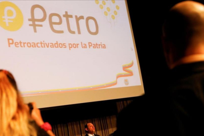 Presentación en Caracas de la criptomoneda.-REUTERS / MARCO BELLO